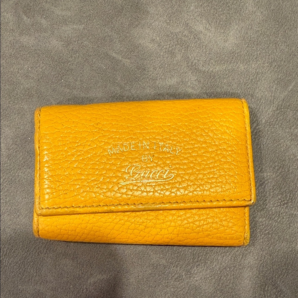 Gucci Mustard Leather Wallet